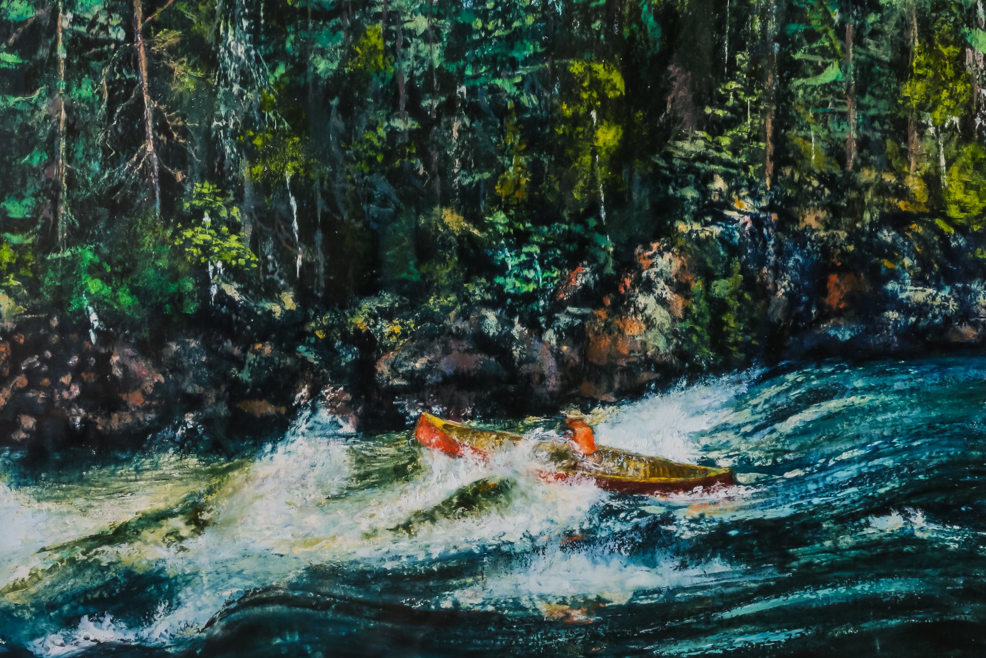 Autoportrait sur la rivière Petawawa, Bill Mason