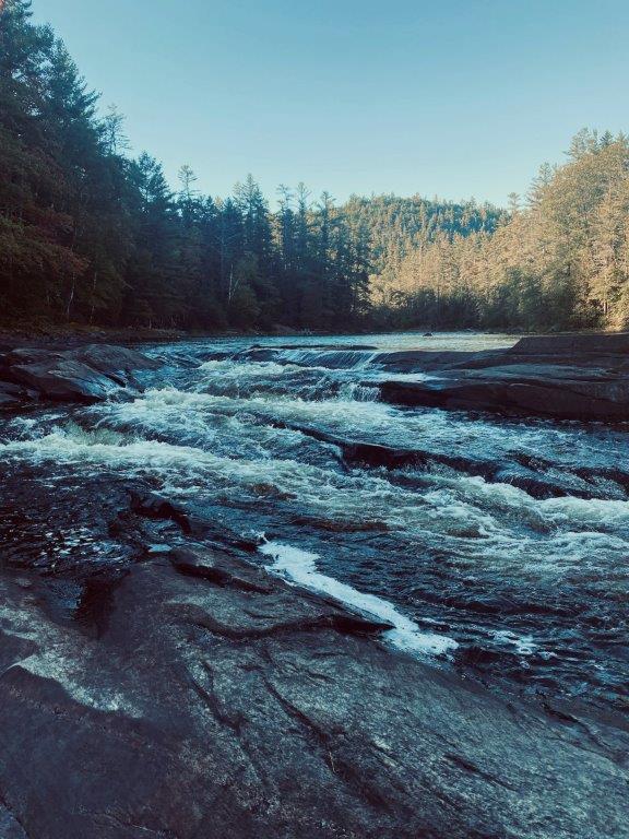 A set of rapids on the Dumoine River